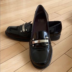 Stuart Weitman Black Loafers